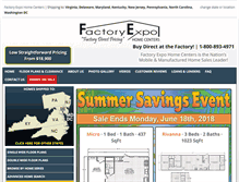Tablet Screenshot of factoryexpomobilehomes.com